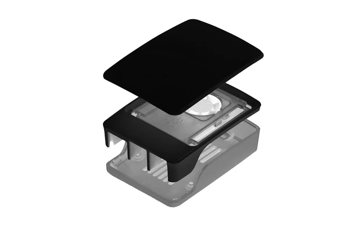 Raspberry Pi SC1160 Gehäuse Schwarz, Grau
