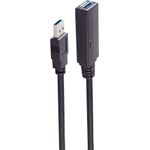 shiverpeaks BS13-39055 USB Kabel 5 m USB 3.2 Gen 1 (3.1 Gen 1) USB A Schwarz (BS13-39055)