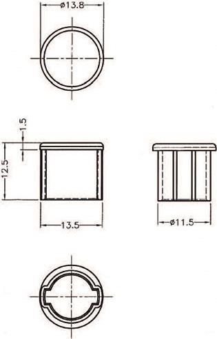 DeLOCK BNC female Staubschutzhaube (64022)