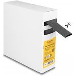 Delock Schrumpfschlauch Box, mit Innenkleber, Schrumpfungsrate 4:1, 5 m x 20 mm schwarz (19970)