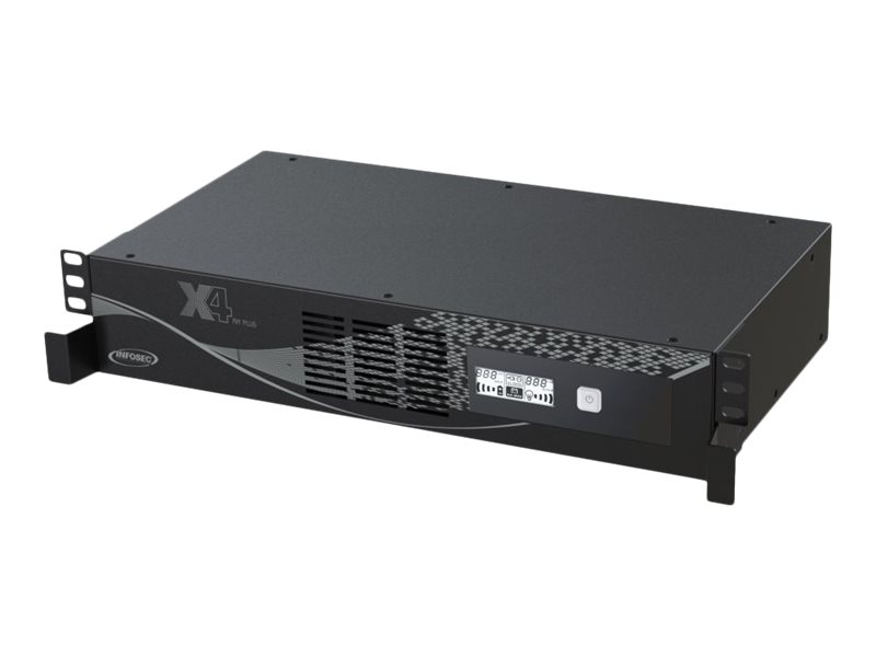 Infosec X4 RM Plus 800 USV 480 W / 800 VA Line-Interactive 19" Rack Schwarz