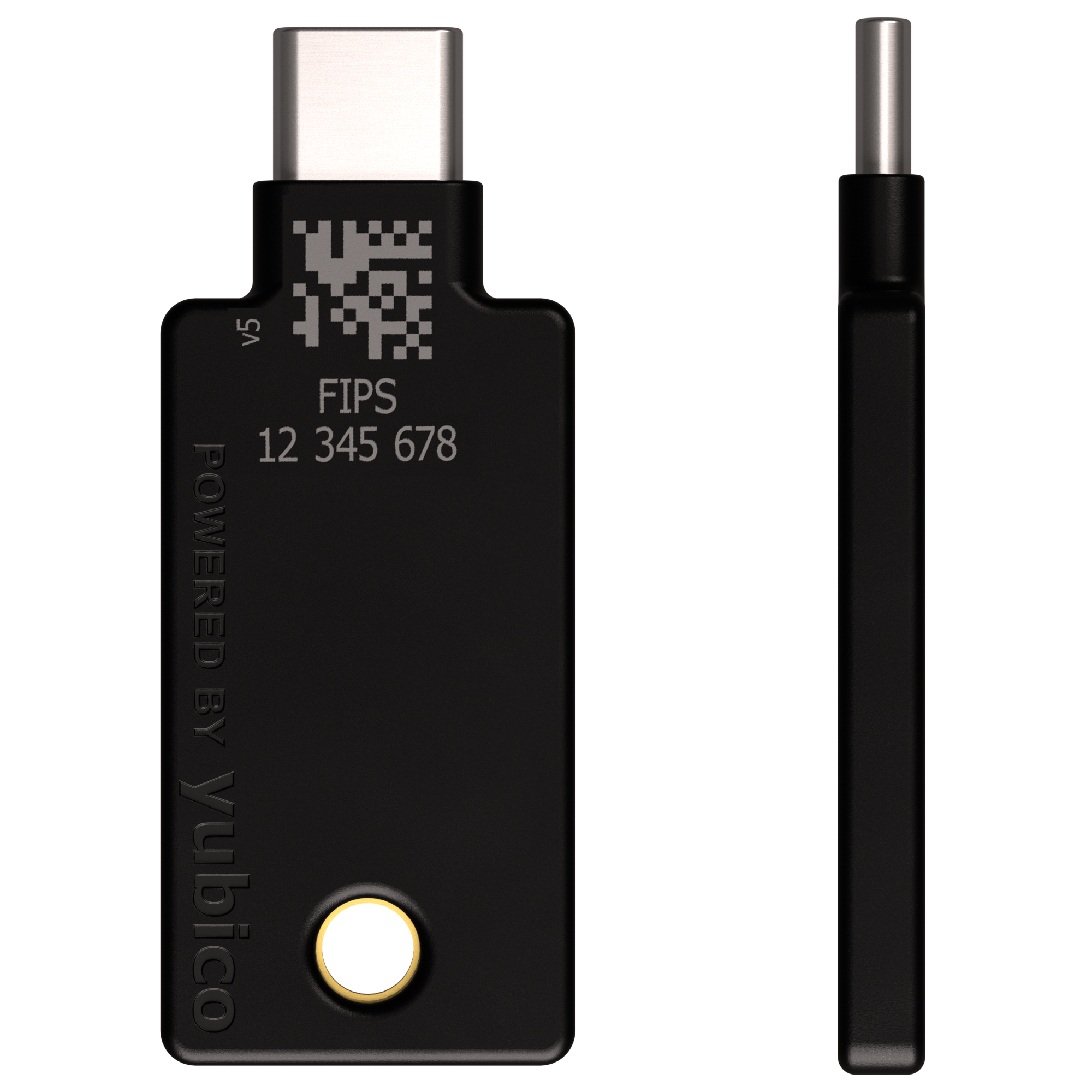 Yubico YubiKey 5C NFC FIPS Sicherheitsschlüssel USB-C NFC Schwarz