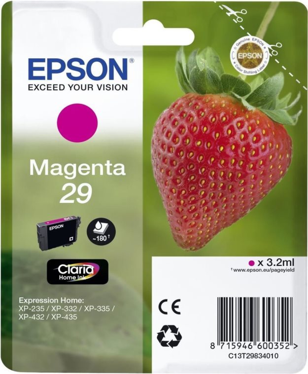 Epson 29 Magenta Tintenpatrone (C13T29834012)