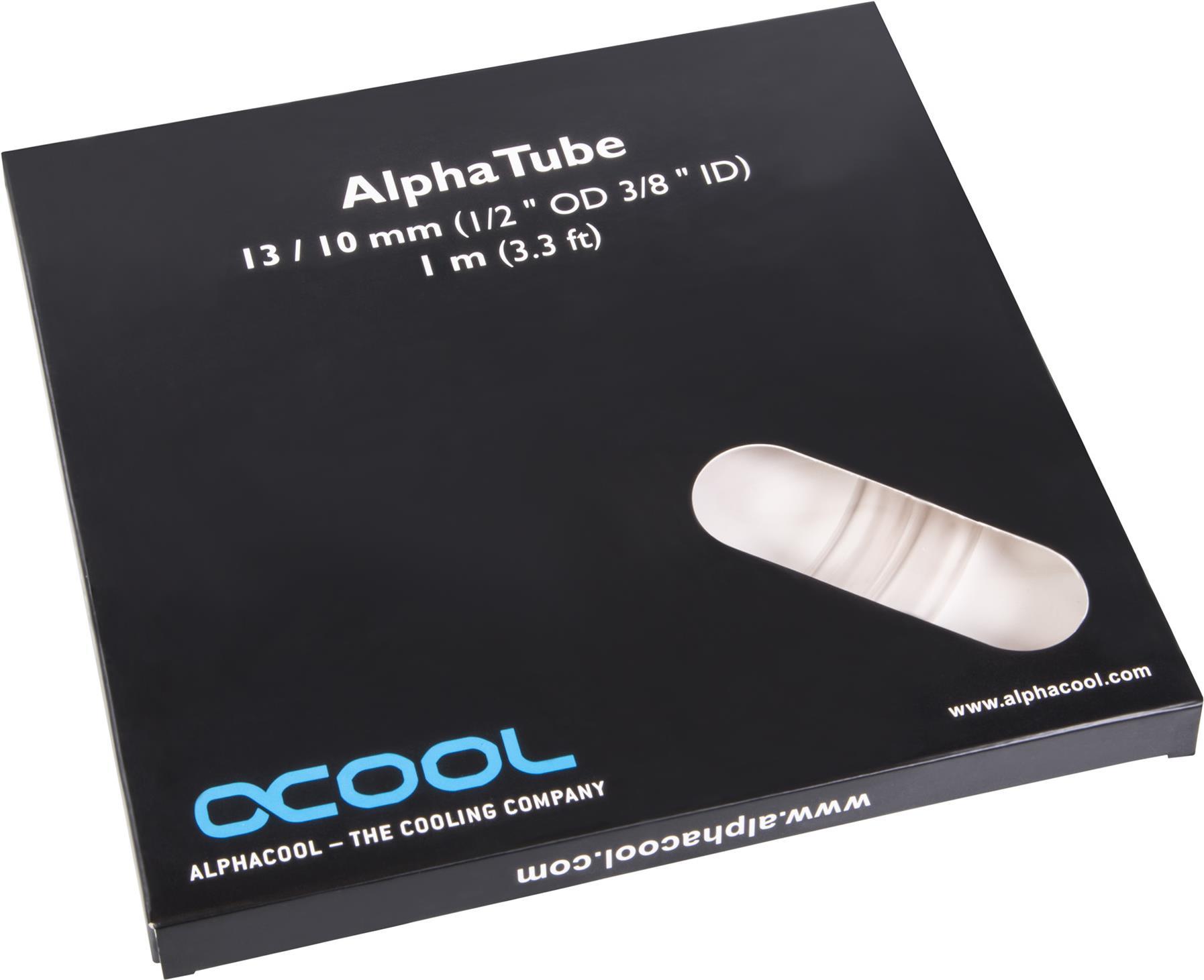 Alphacool Schlauch AlphaTube HF 13/10 (3/8"ID) - Ultra Clear 1m (3,3ft) Retailbox 100cm (17494)