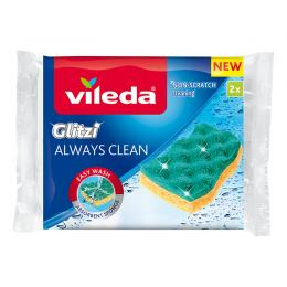 Vileda Waschlappen & Handschuh Viskose 2 Stück Grün Gelb