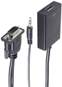 shiverpeaks BS10-01006 Videokabel-Adapter 0,15 m VGA (D-Sub) + 3.5mm HDMI Typ A (Standard) Schwarz (BS10-01006)