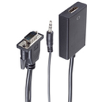 shiverpeaks BS10-01006 Videokabel-Adapter 0,15 m VGA (D-Sub) + 3.5mm HDMI Typ A (Standard) Schwarz (BS10-01006)