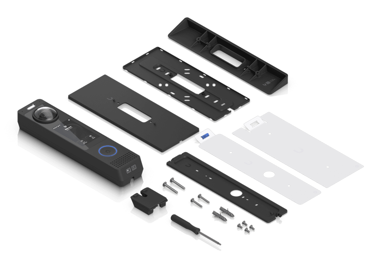 Ubiquiti UniFi G6 Pro Entry Smarte Türklingel mit Kamera, Bluetooth 4.1 LE, NFC, Schwarz