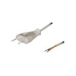 Wentronic Goobay Euro Kabel zum Konfektionieren, 1,5 m, Grau, Grau - Eurostecker (Typ C, CEE 7/16) > lose Kabelenden (51346)