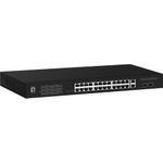 28-Port Web Smart Gigabit PoE Switch, 2x Gigabit SFP, 2x Gigabit RJ45, 24 PoE Outputs, 375W PoE Hersteller: LEVELONE (GEP-2841)