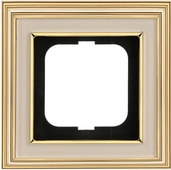 Rahmen 1-fach ms/pol elfenbein/ws 1721-838 (1754-0-4633)