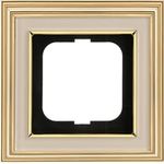 Rahmen 1-fach ms/pol elfenbein/ws 1721-838 (1754-0-4633)