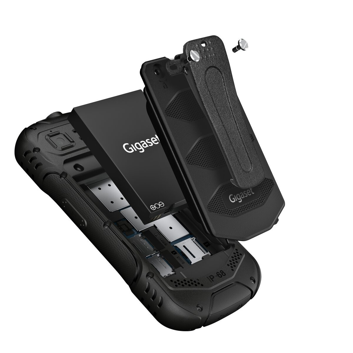 Gigaset GLX 8 Active 4G Feature Phone Dual-SIM 2,4" 2500 mAh Black Petrol