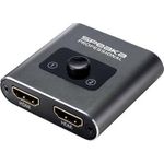 SpeaKa Professional SP-BDS-120 1+2 Port HDMI-Switch Ultra HD-fähig 3840 x 2160 Pixel (SP-9261376)