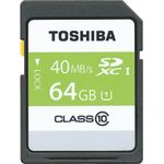 TOSHIBA 64GB SDXC Karte UHS-1, Retail (SD-T064UHS1(6)