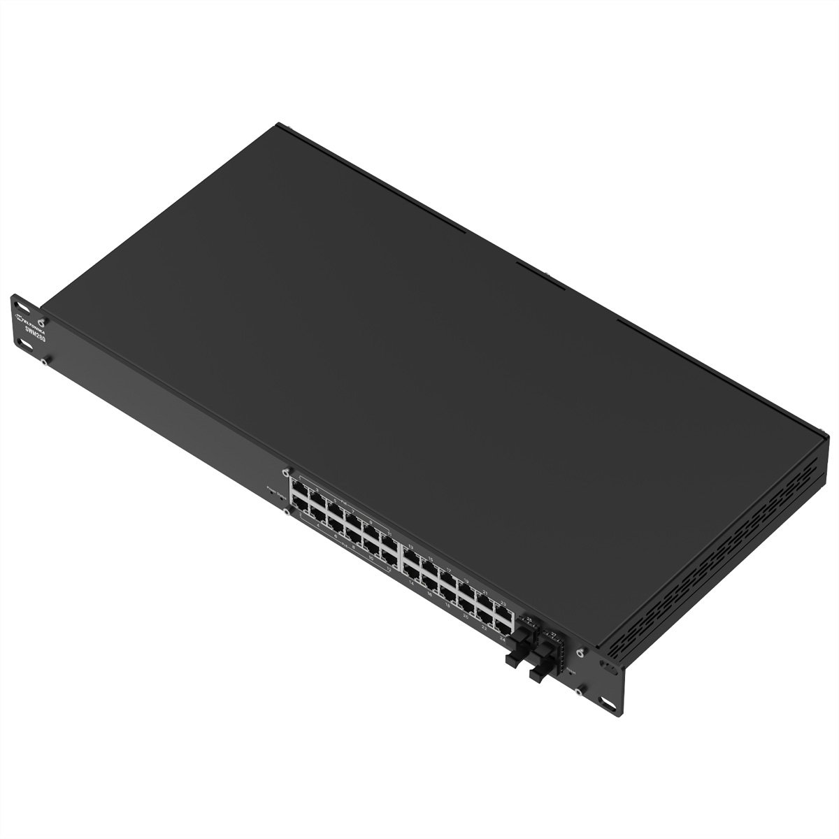 Teltonika SWM280 Managed Switch 24 Ports 12x PoE+ 4x SFP Gigabit Schwarz