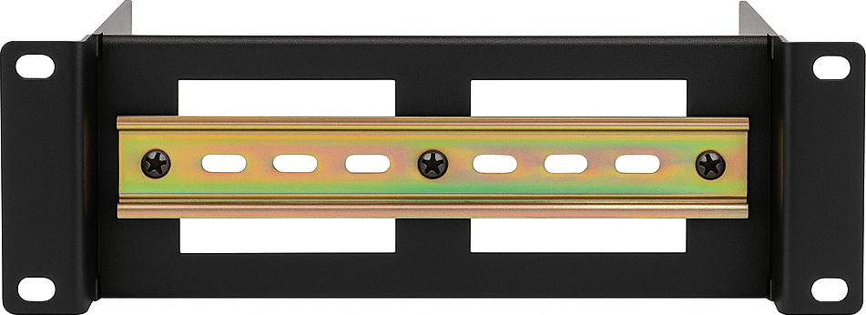 DSIT 2HE DIN Hutschiene für 10" Schränke - in der Tiefe verstellbar (DS10-DIN-2)
