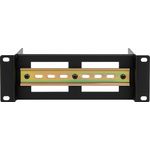 DSIT 2HE DIN Hutschiene für 10" Schränke - in der Tiefe verstellbar (DS10-DIN-2)