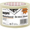 tesa NOPI® 04790-00000-01 Malerabdeckband Beige (L x B) 50 m x 25 mm 3 Rolle(n) (04790-00000-01)