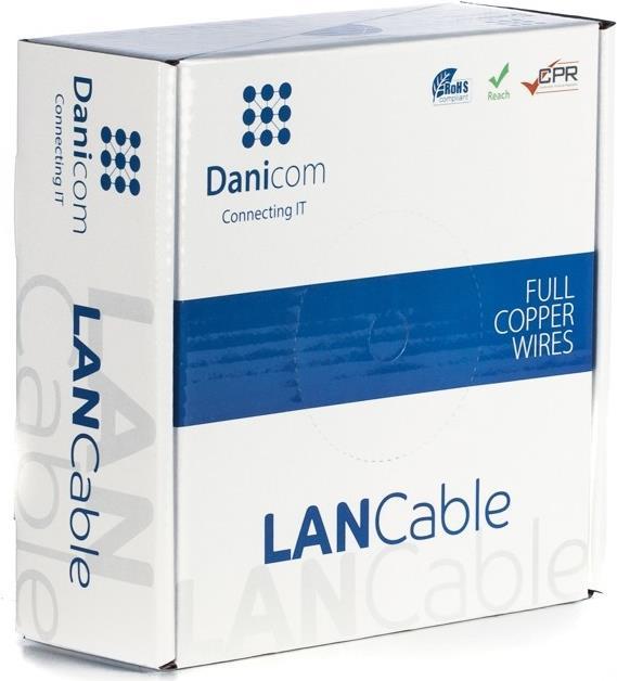 DSIT DANICOM CAT6A S/FTP 50m - LSZH (Fca) (DC-SFTP6A-50-FCA)
