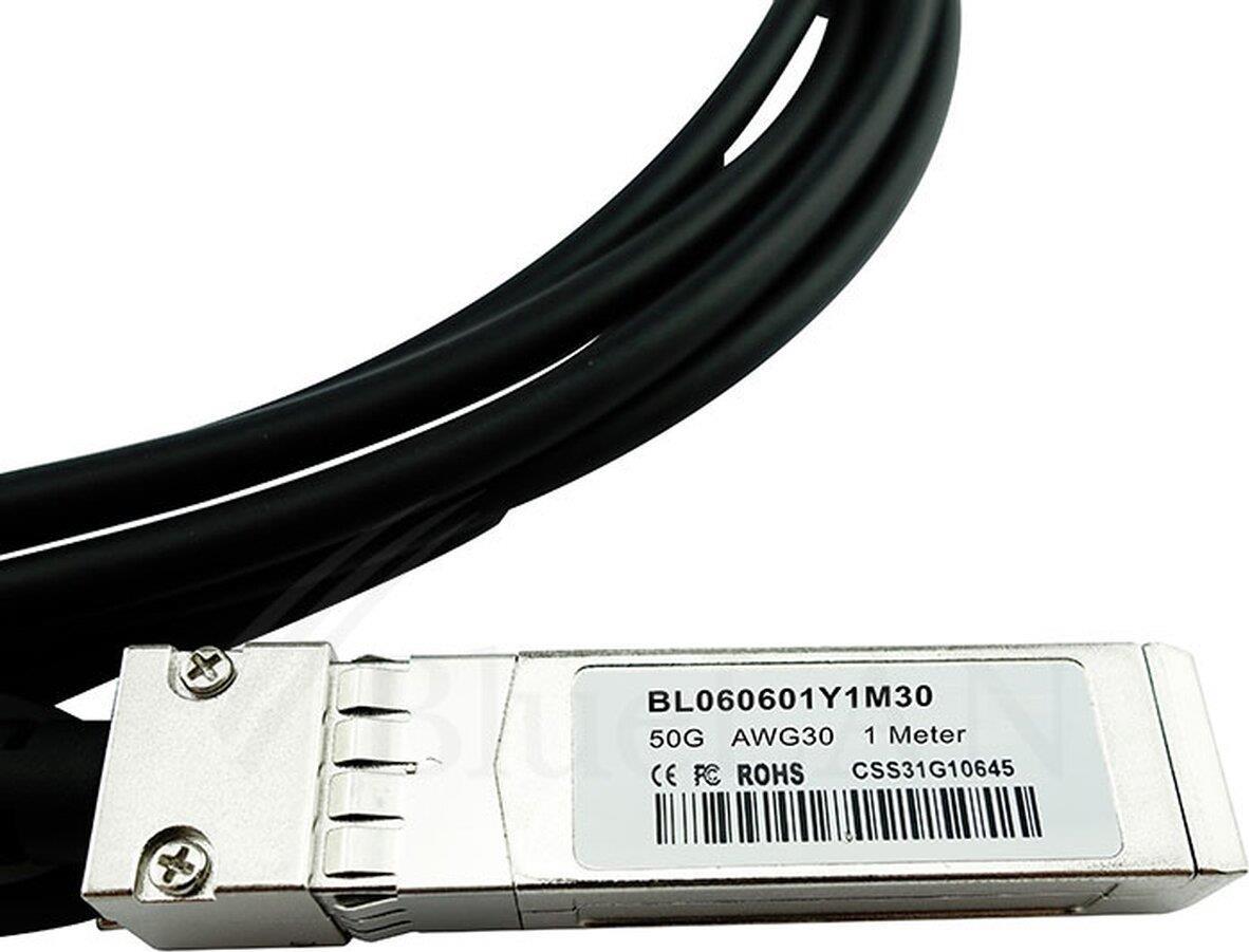 BlueOptics BL060601Y1M30-BL InfiniBand-Kabel 1 m SFP56 Schwarz (BL060601Y1M30-BL)