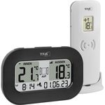 TFA Dostmann Funk-Thermometer COOL@HOME Funk-Thermometer digital Schwarz (30.3046.01)