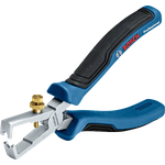 Bosch Professional 1600A01V03 Abisolierzange Feinverstellung, mit Gummi überzogen 0 bis 10 mm² (1600A01V03)