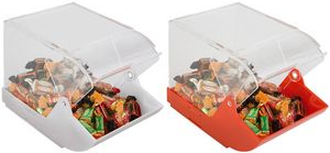 APS Universalbox, mit Frontdeckel, weiß Box aus Polypropylen, Deckel aus glasklarem Acryl, - 1 Stück (11884)