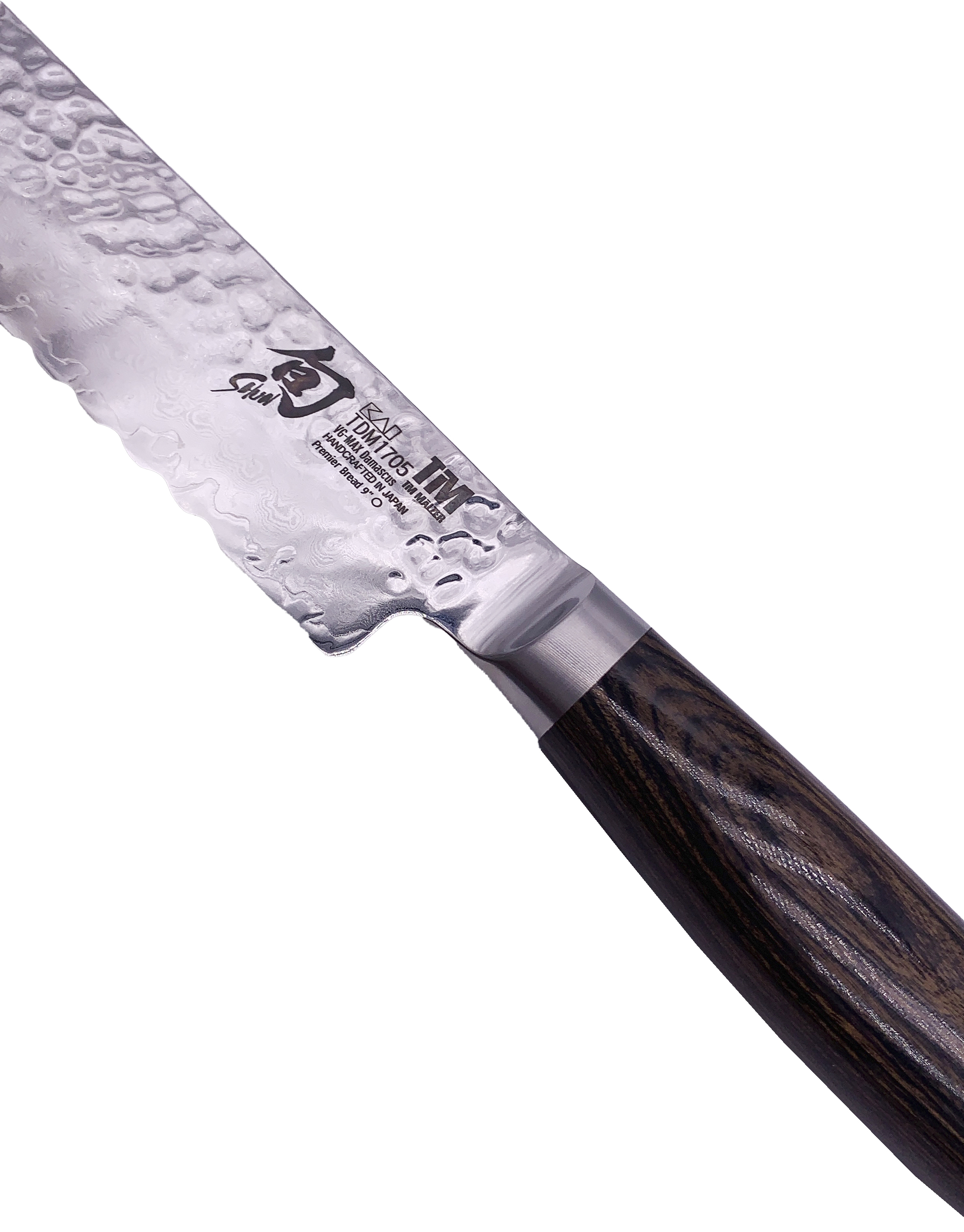 KAI Shun Premier Tim Mälzer Brotmesser 23 cm VG Max Stahl Braun