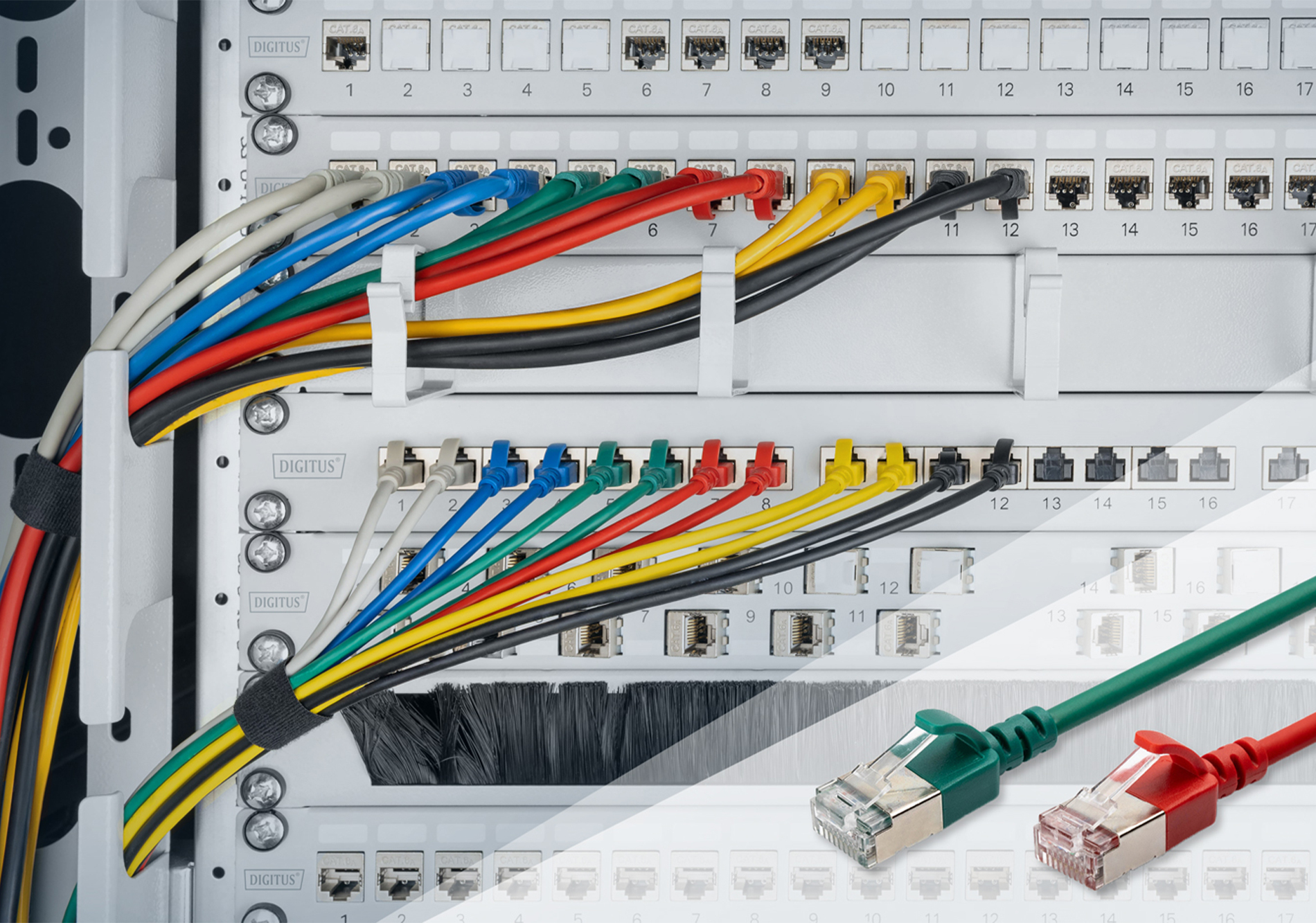 Digitus DIGITUS DK-1632-A-015S-G Cat 6a F/FTP 1,5 m Grün