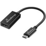 MEDIARANGE USB-C zu HDMI Audio/Video Konverter 20cm sw (MRCS234)