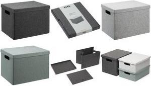 NHG Aufbewahrungsbox VEGA FELT STORAGE, Filz, L, dunkelgrau meliert, Material: Filz aus recyceltem PET, 1.100 g/qm, - 1 Stück (53850800)
