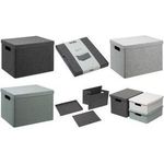 NHG Aufbewahrungsbox VEGA FELT STORAGE, Filz, L, dunkelgrau meliert, Material: Filz aus recyceltem PET, 1.100 g/qm, - 1 Stück (53850800)