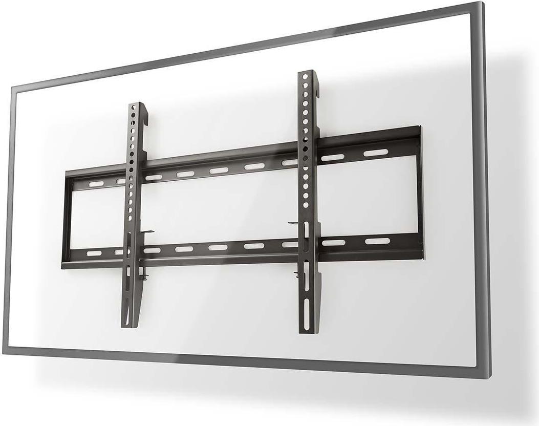 Nedis Feste TV-Wandhalterung 42 - 70 " | maximal unterstützes Bildschirmgewicht: 60 kg | Minimaler Wandabstand: 29 mm | Stahl | Schwarz (TVWM2050BK)