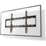 Nedis Feste TV-Wandhalterung 42 - 70 " | maximal unterstützes Bildschirmgewicht: 60 kg | Minimaler Wandabstand: 29 mm | Stahl | Schwarz (TVWM2050BK)