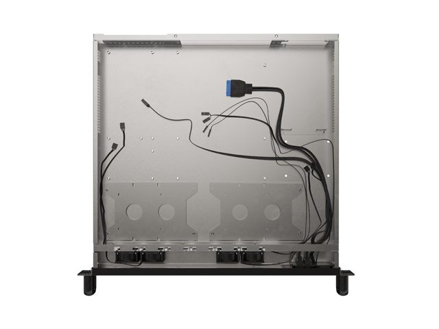 Lanberg SC01-4201-10B 1U Rackmount Server-Gehäuse ATX Schwarz