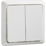 Schneider Electric GmbH 506254 Lichtschalter Weiß Thermoplast (506254)