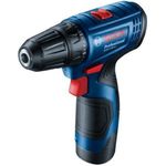 Bosch Professional GSR 120-LI GSR 120-LI Akku-Bohrschrauber 12 V 2.0 Ah Li-Ion inkl. 2. Akku, inkl. Ladegerät, inkl. Koffer (GSR 120-LI)