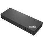 Lenovo ThinkPad Universal Thunderbolt 4 Dock - Dockingstation - Thunderbolt 4 - HDMI, 2 x DP - GigE - 135 Watt - Europa - für ThinkPad X1 Carbon Gen 9 20XW, 20XX; X1 Nano Gen 1 20UN, 20UQ; X1 Yoga Gen 6 20XY, 20Y0