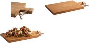 APS Servierbrett SIMPLY WOOD (B)400 x (T)220 mm, eiche aus geöltem Eichenholz, Servierfläche: 320 x 220 mm, - 1 Stück (752)