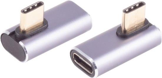 S/CONN maximum connectivity USB-C Adapter, 4.0, 90° Winkel links/rechts, VT (14-05036)
