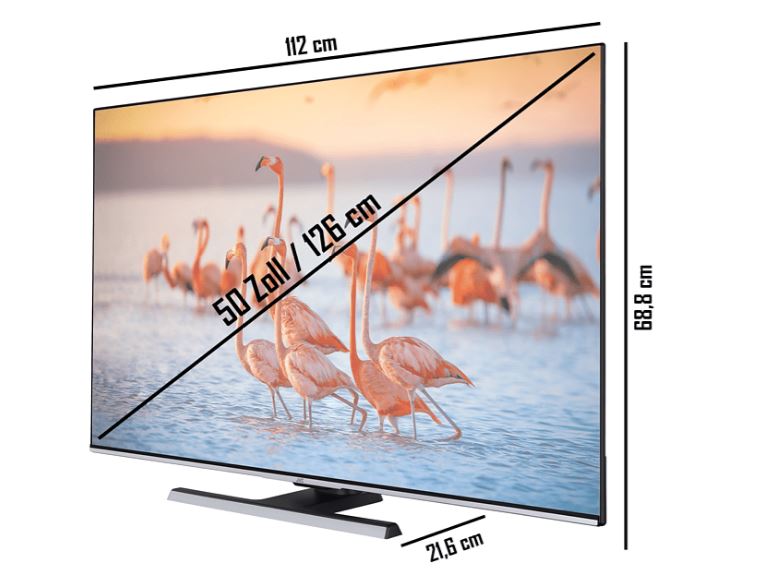 JVC LT-50VU8156 Fernseher 127 cm (50") 4K Ultra HD Smart-TV WLAN Schwarz (LT-50VU8156)