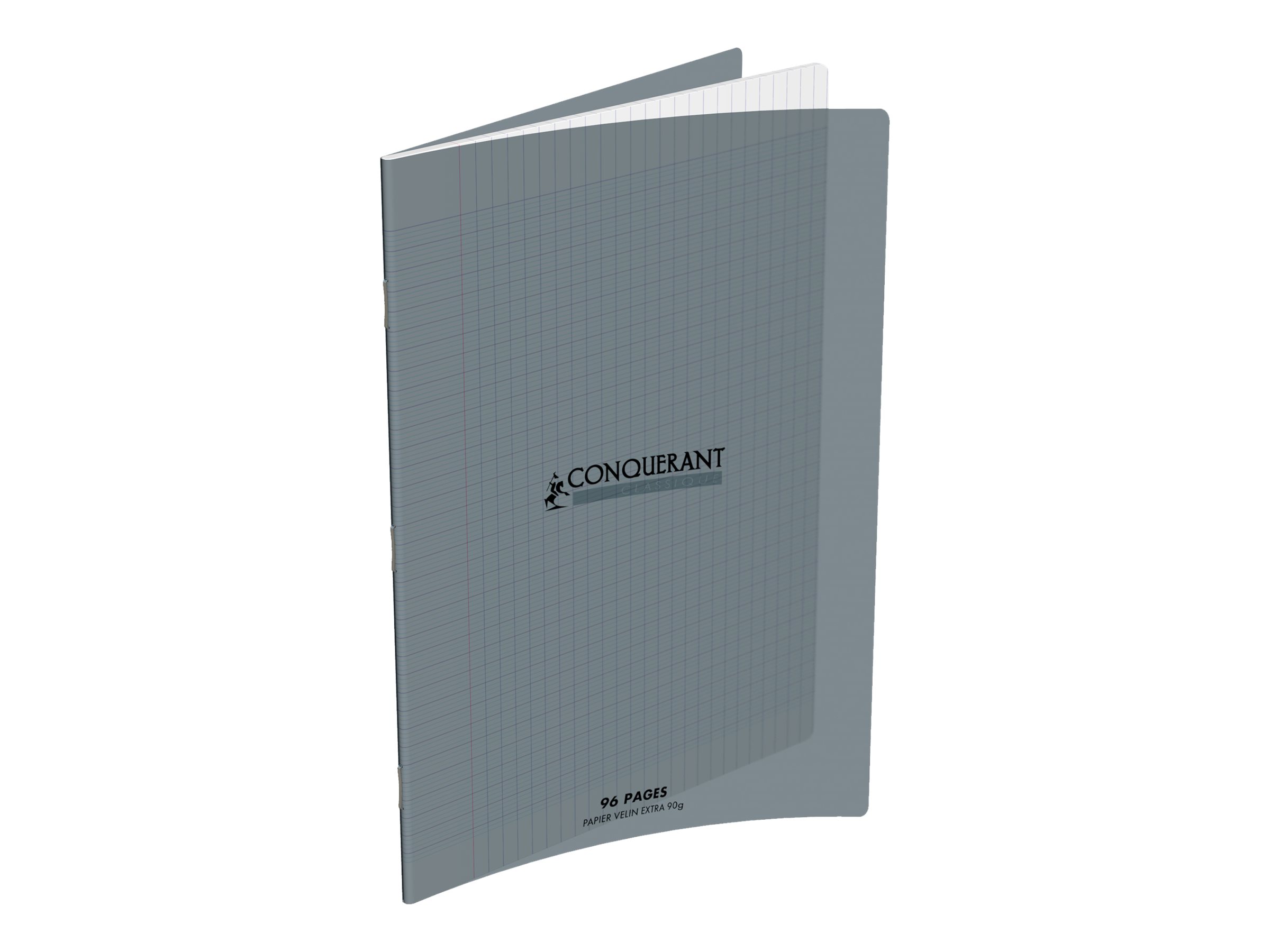 CONQUERANT Classique Notizbuch 240 x 320 mm Seyès 48 Blatt 10 Stück Grau
