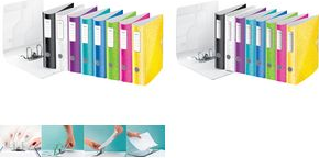 Leitz Ordner WOW 11070054 DIN A4 65mm PP grün (11070054)