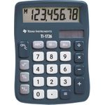 Texas Instruments TI-1726 Taschenrechner 8-stellig Solar LCD Blau