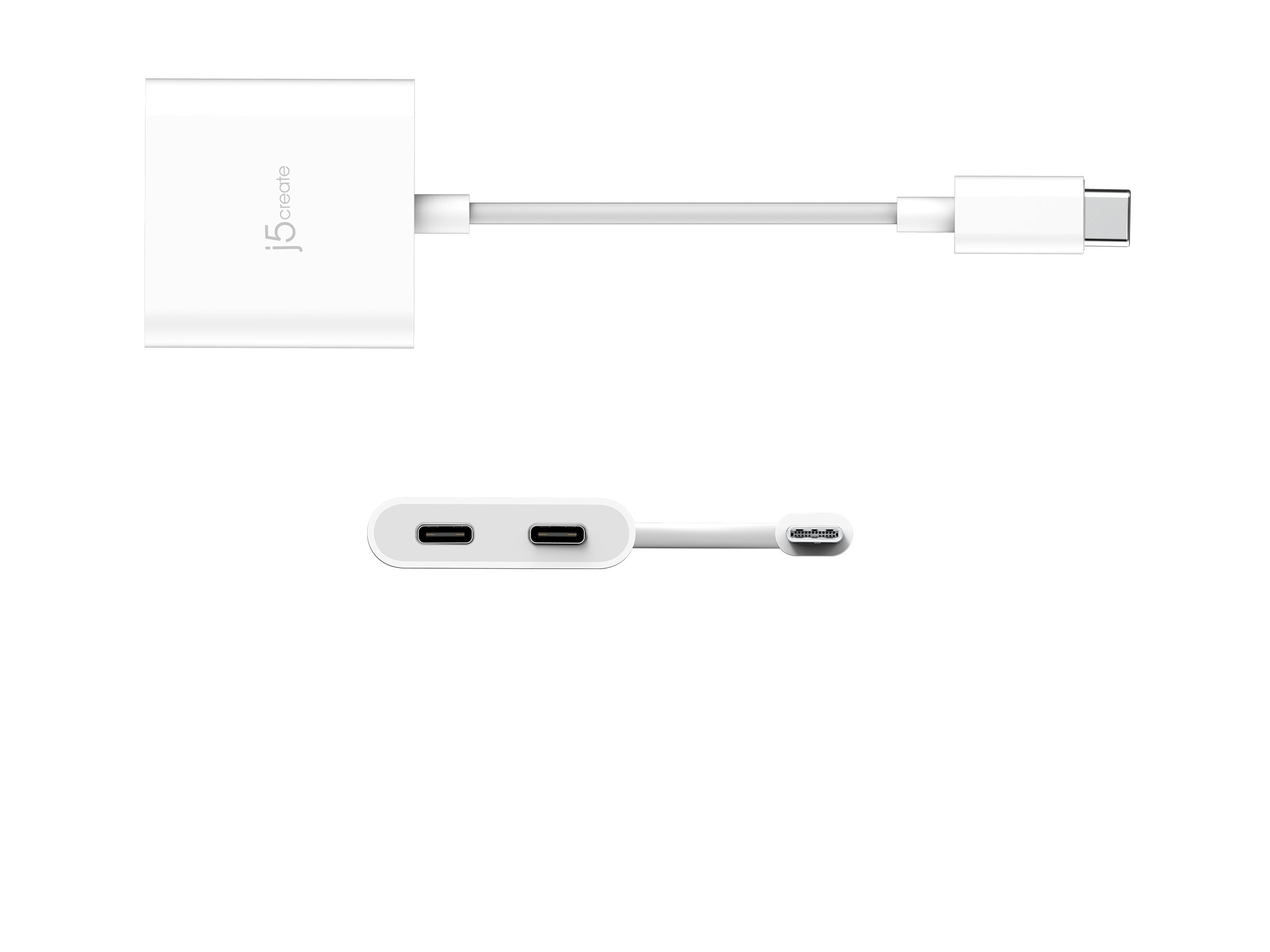 j5create JCA164 USB Typ-C-Adapter 10 cm Weiß