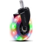 Trust Gaming GXT701 LED Gel-Stuhlrollen Gel-Stuhlrollten für ein sanftes und leises Rollen (25803)