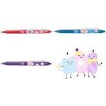 PILOT Tintenroller FRIXION BALL CLICKER 07 Fancy Winter koralle, Sonderedition Sweet Paradise, Schaftfarbe: koralle, - 1 Stück (687037)