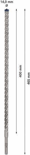 Bosch Accessories EXPERT SDS plus-7X 2608900124 Hammerbohrer 1 Stück 14.00 mm Gesamtlänge 465 mm SDS-Plus 1 St.