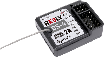 Reely 4-Kanal Gyro-Empfänger BS-4 2,4 GHz (FS-BS4)